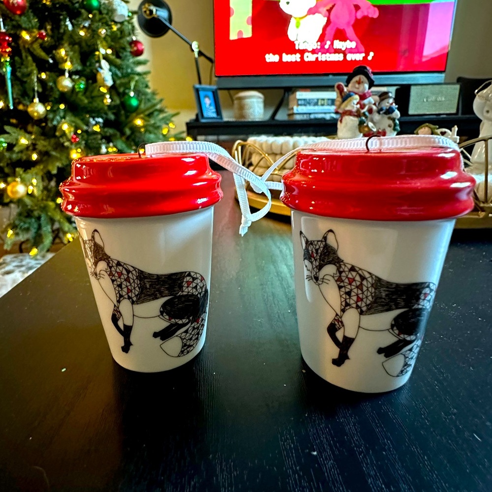 Starbuck 2017 Fox Ornaments 🦊
